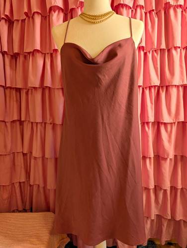Lelis mauve solid slip - mauve, dress